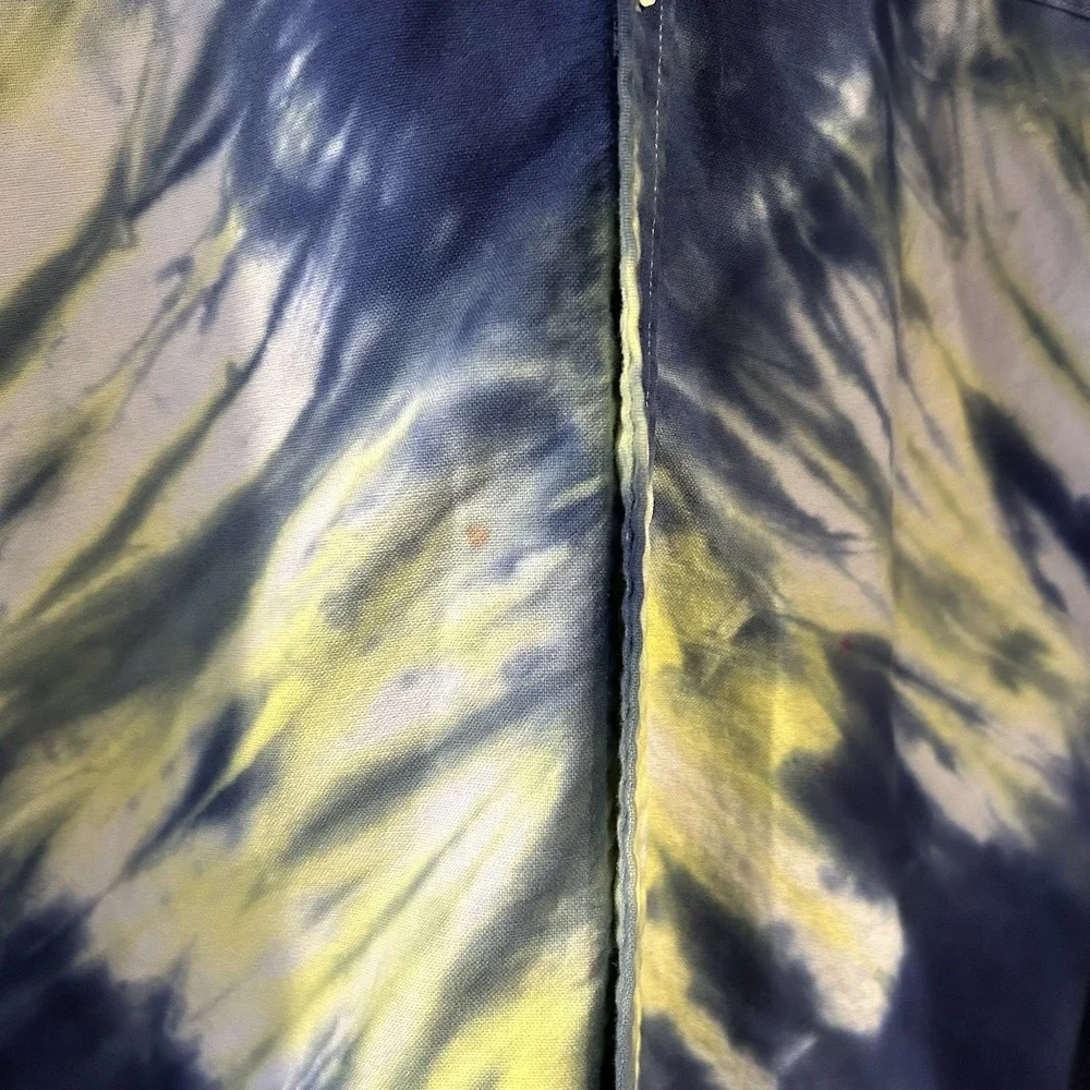 Vintage 90s Gap Tie Dye Button‎ Up Size Medium Men's - Picture 4 of 6